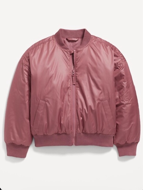 Old Navy Other - Girls Satin Bomber Jacket - Mauve - size XL (14-16) - ✽ SOLD OUT ONLINE ✽